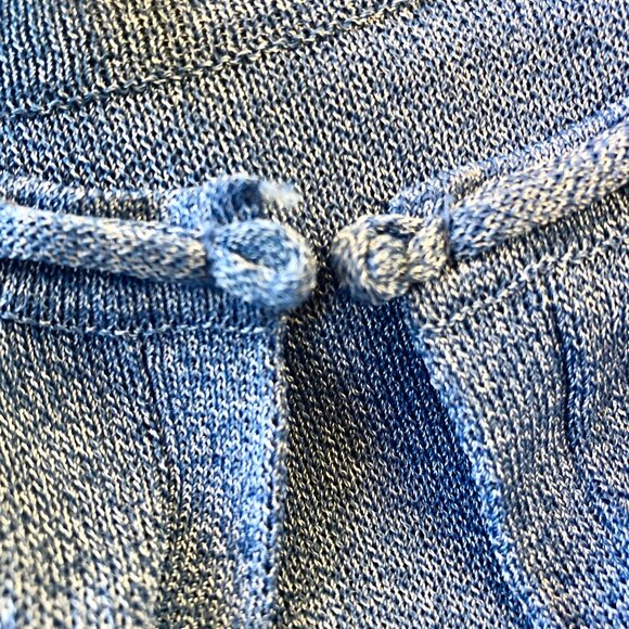 Cherokee Blue Cardigan Sweater & Tank Top Twin Set Vintage Hong Kong - Picture 13 of 14